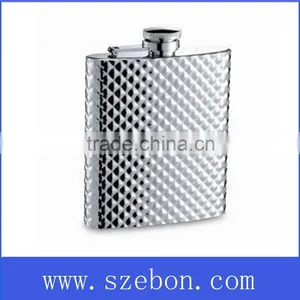 Stainless Steel Silver Hip Flask thumbnail-1