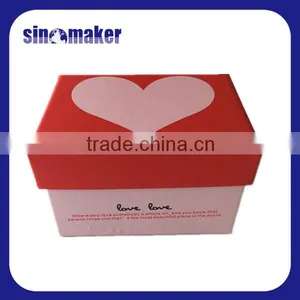 Custom Design Cardboard Gift Box With Ribbon thumbnail-6