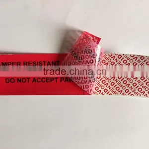 Glossy Blue Stock Tamper Evident Security Label Paper thumbnail-1
