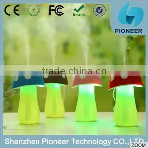 Mushroom Appearance LED Lamp Humidifier Fogger Cool Mist Usb Ultrasonic Humidifier Portable Air Humidifier thumbnail-2