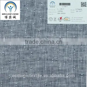 21*21 Fashion Pure Linen Dobby Fabric thumbnail-1