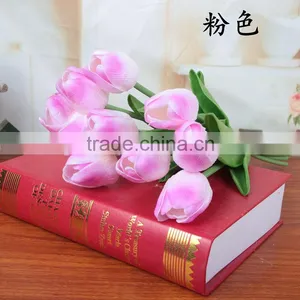 Wholesale Artificial Tulip, Decorative Plastic Flowers Making thumbnail-3