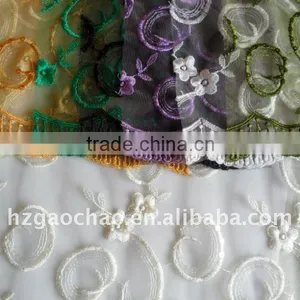 Multicolourful Mesh Embroidery Lace Fabric thumbnail-1