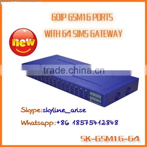 Functional Anti-blocking 16 Channel Sim Server/ Sim Bank/ Gsm Voip Gateway Asterisk Voip Gsm Gateway thumbnail-1