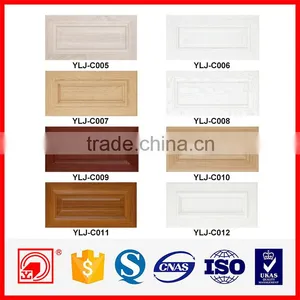 2016 Wood Grain Aluminum Frame Kitchen Cabinet Doors thumbnail-1
