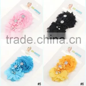 New Baby Flower Elastic Headband Pretty New Design Hair Band for Sales thumbnail-2