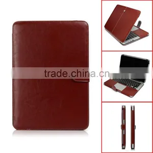 PU Leather Sleeve Case For Macbook Air 11 Air 13 Shell Cover Bag thumbnail-4