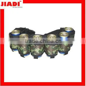 6 Pack Beer & Soda Can Holster Belt - Camo/good for a Gag Gift thumbnail-1