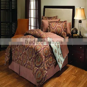 Queen Size Printed Polyester Comforter Set thumbnail-1