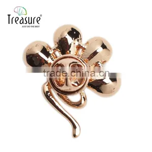 Gemstone Jewelry ga Color Flower Brooch Pin for Christmas Brooch Gift thumbnail-5