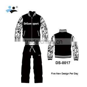 [DREAM SPORT] Factory Camo Men Zip Sweatshirt Without Hood thumbnail-1