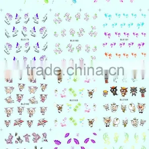 Most Popular Cheap Water Transfer Printing BLE Nail Sticker for Sale 2015 thumbnail-5