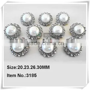 Hot Sale New Style Acrylic Rhinestone Button Flower Shape Sewing Silver Plating for Flower Center DIY Crafts thumbnail-3