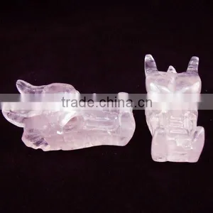 Natural Amethyst Dragon Head Skull thumbnail-1