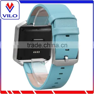 Replacement Band Genuine Leather Wrist Band for Fitbit Blaze thumbnail-6