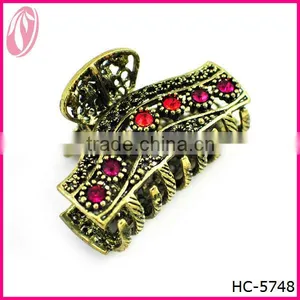 Rhinestone Wholesale Fashion Stone Hair Claw Clamp thumbnail-1