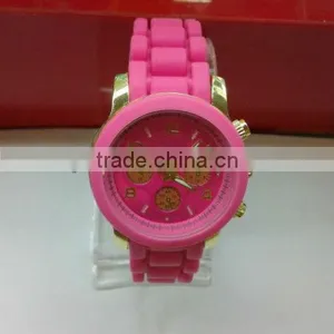 Fashion MK Silicone Gold Watch,1 Piece for MOQ thumbnail-1