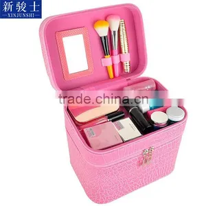Big Capacity PU Leather Make Up Bag A Set Cosmetic Bag thumbnail-3