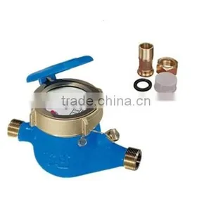 India 1/2''-2" Iron Body Economy Water Meter Home Tap Water Meter With Coupling thumbnail-1