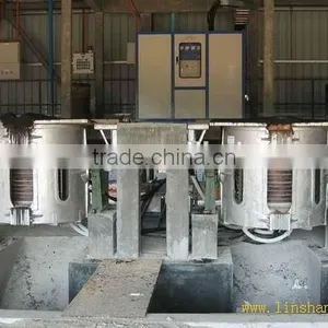 Chinese 1650.C Volume 250kg Induction Metal Melting Induction Furnace thumbnail-3