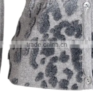 Ladies Flog Printed Luxury Fancy Winter Cardigan Jacket Turkish Knitwear Supplier in Luxury Turkey Knitwear Producer in Turkey thumbnail-2