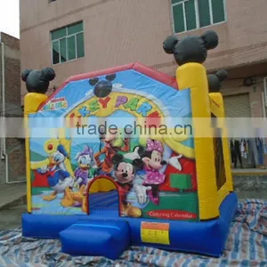 2015 Hot Kids Inflatable Mickey and Minnie Castle Bouncer thumbnail-1