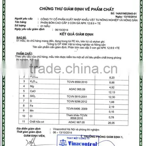 Premium Fertilizer NPK Three Chicken 12-8-9 +TE thumbnail-2