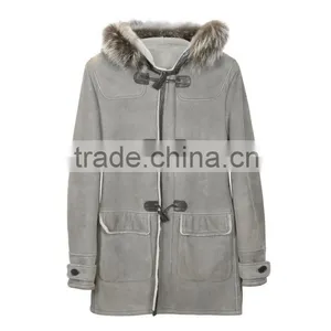 2013 America Style,Classic,Women's Winter Long Leather Coat!! thumbnail-1