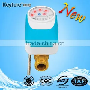 Direct Reading Remote Valve Control Water Meter(Light Blue Color) thumbnail-1