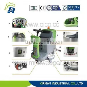 Germany Technology Exhibition Centre/hall Outdoor Ride on Washing Sucking Dry Machine With Lead Acid Battery thumbnail-3