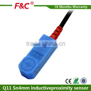 Q8 12-24V Sn 2mm Top Induction Small Square Proximity Sensor With CE thumbnail-1
