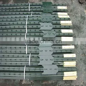 1.33lb Painted Studded Metal T Fence Posts With Spade thumbnail-5