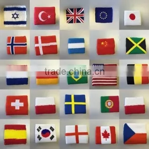 Cheap Mens Cotton Country Flag Sweatband thumbnail-1