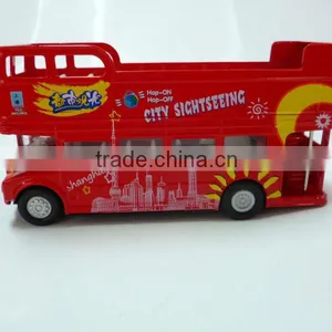 1:72 Die Cast Open-top Bus Toy thumbnail-1