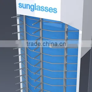 Metal Sunglasses Display Rack With Wheels thumbnail-1