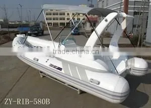 Inflatable Fiberglass Boat China Rib Boats 6 Persons thumbnail-2