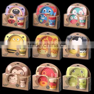 Frog Shape Melamine Children Dinner Set thumbnail-6