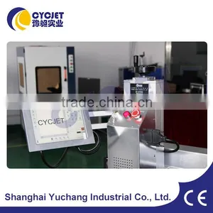 CYCJET High Speed CO2 Fly Laser Marking Machine for Beer Bottle & PET Bottle thumbnail-1