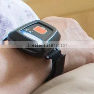 TC451 - QUANTEC NURSE CALL QT432W INFRARED/RADIO PATIENT WRIST PENDANT W/ STRAP thumbnail-1