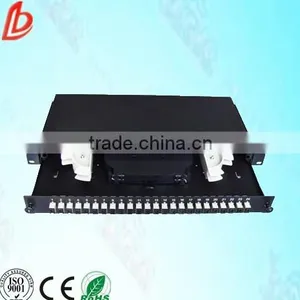 Rack Mount or Pull-push 24 Port Fiber Cable Patch Panel thumbnail-1