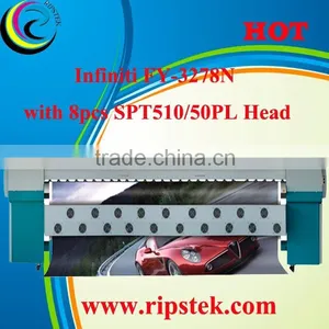 HIGH QUALITY 3.2meter Infiniti/Challenger FY-3278N Flex Banner Solvent Printing Ink Machine thumbnail-5