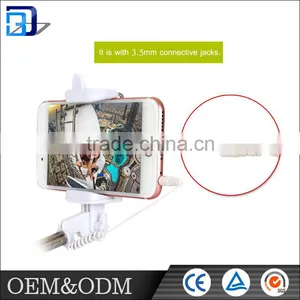 Portable Folding Monopod Stick Selfie Cable Take Pole Selfie Stick Monopod thumbnail-5