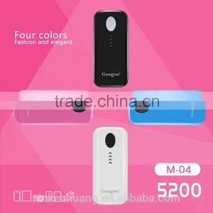 Guoguo 2016 Promotion Fast Charging Portable Fish Mouth 5200mAh Power Bank for Iphone7 thumbnail-4