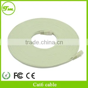 Grey 10ft Net CAT.6 Network LAN Flat Cat6 Cable thumbnail-1
