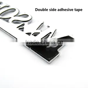 Chromed ABS Mason Letter Car Badges Emblems,custom Plastic Auto Logo Label Sticker thumbnail-4