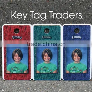 Printable Hard Plastic Custom Barcode Key Tag thumbnail-1