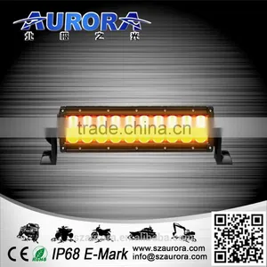 Aurora 10'' Amber Color LED Work Led Light Bar Atv 4x4 thumbnail-1