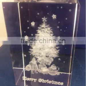 Christmas Gift Ornament Decor Crystal tr ee thumbnail-5