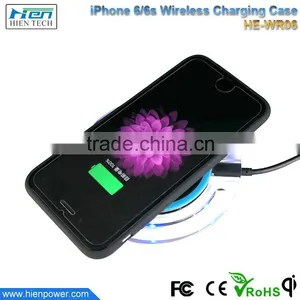 Rubber Oil Surface for IPhone 6 qi Wireless Phone Charger Case thumbnail-6