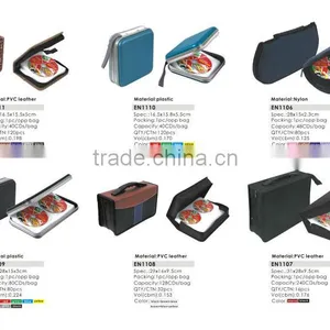Fashion Purple 32 Capacity PU Leather Cover CD Case CD Box DVD Case Car Disc Case thumbnail-2
